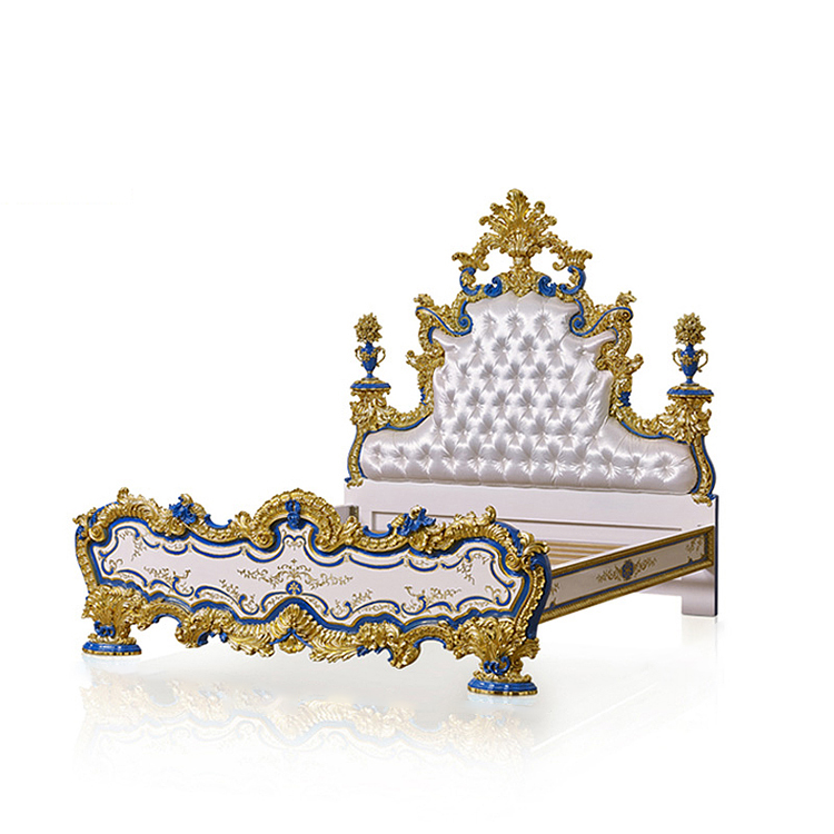 Gilded Hand-Painted Chinoiserie Master Bed