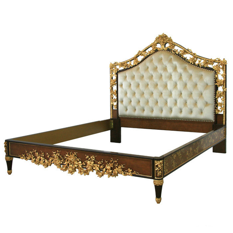 Gilded Hand-Painted Chinoiserie Master Bed