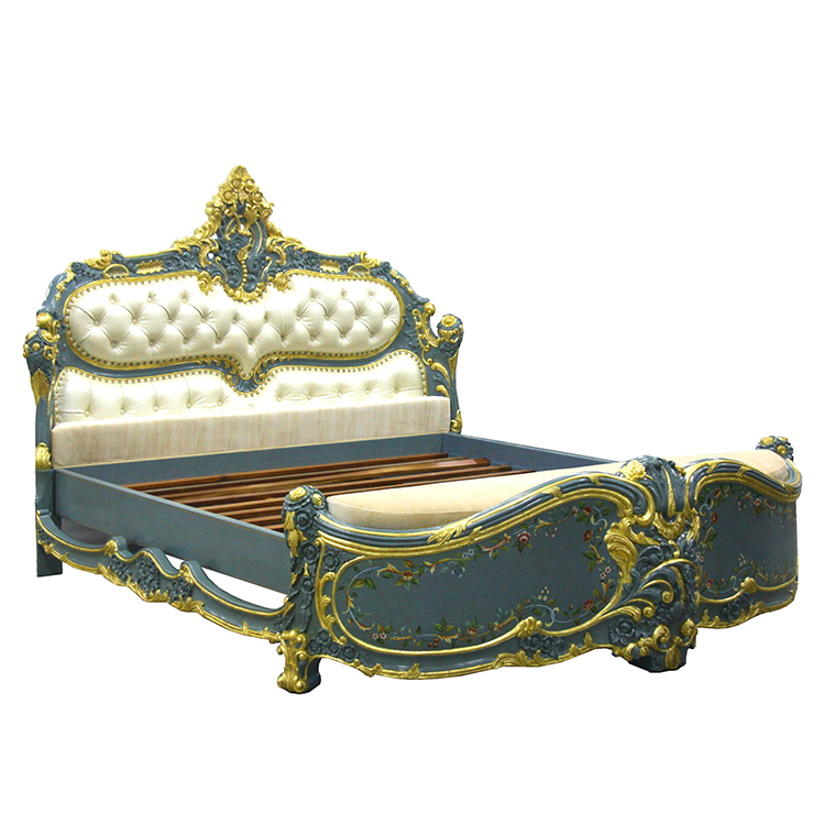 Gilded Hand-Painted Chinoiserie Master Bed