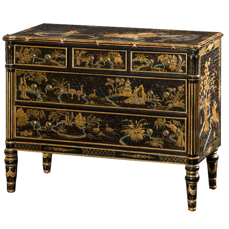 Chinoiserie Entryway Cabinet