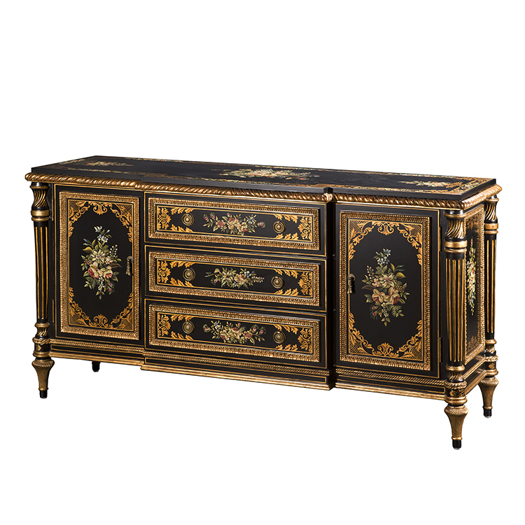 Hand-Painted TV Cabinet