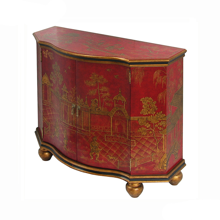 Chinoiserie Entryway Cabinet