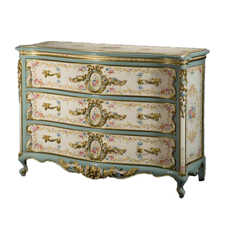 Chinoiserie Hand-Painted Storage Chest