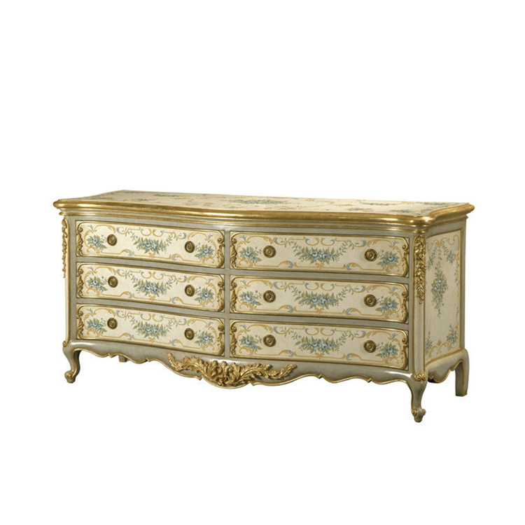 Chinoiserie Hand-Painted Storage Chest