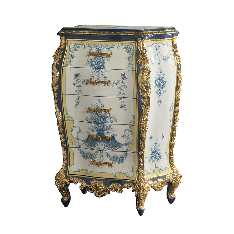 Chinoiserie Hand-Painted Storage Chest