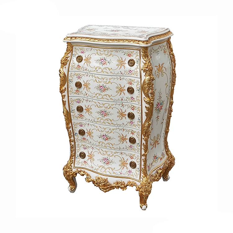 Hand-Painted Chinoiserie Chest of Drawers