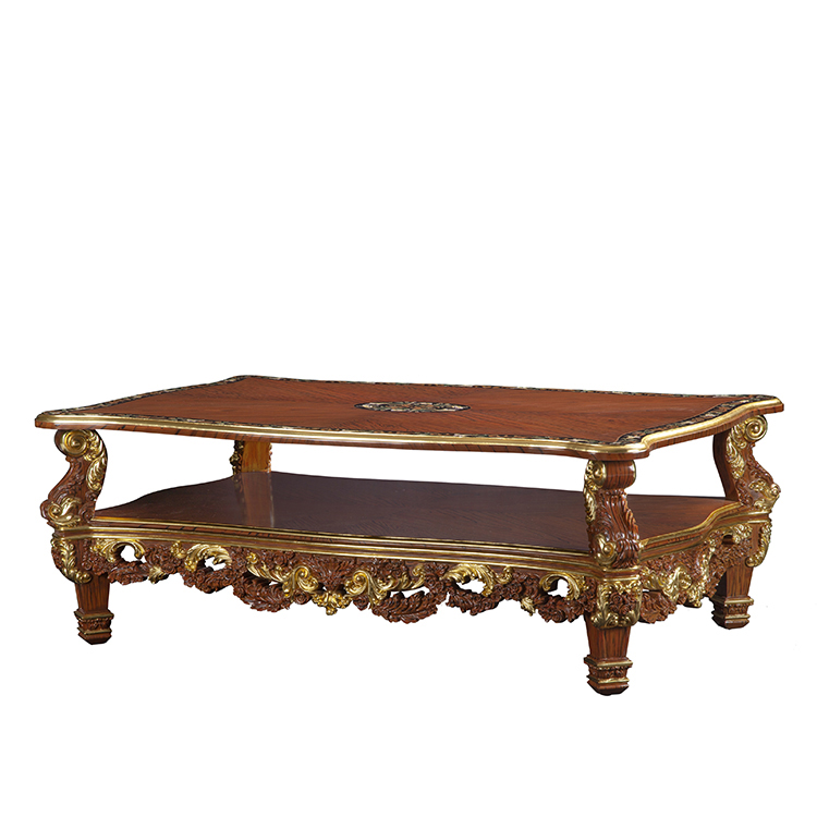 Gilded Hand-Painted Chinoiserie Coffee Table
