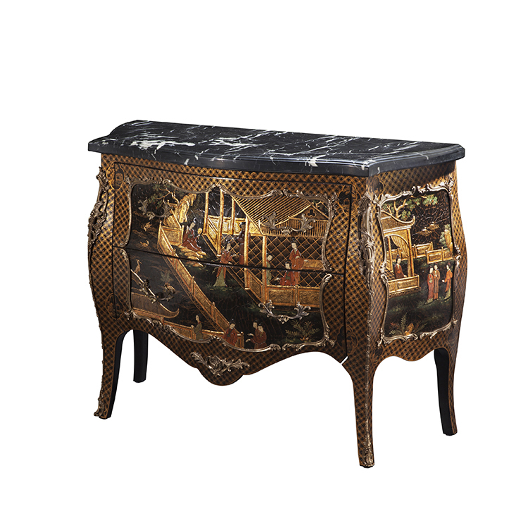 Crackle Glaze Decorative Cabinet