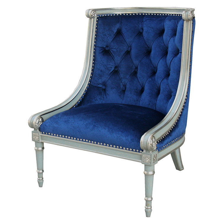 Hand-Painted French-Style Desk Chair