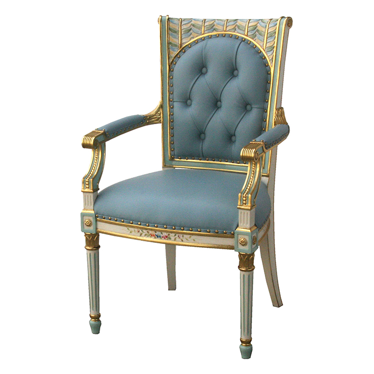 Hand-Painted French-Style Dining Chair
