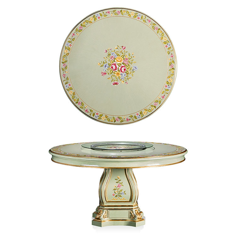 French-Style Round Dining Table