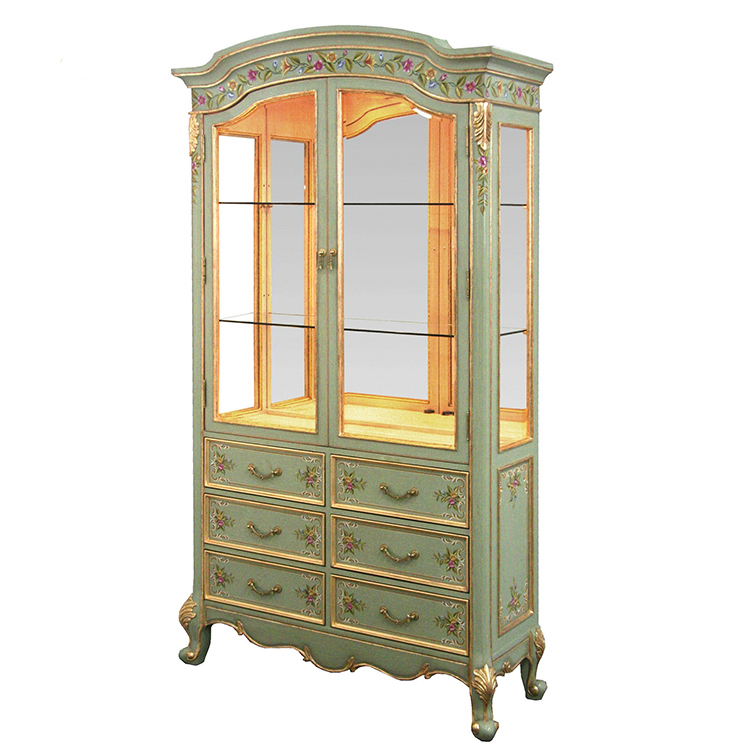 French-Style Display Cabinet