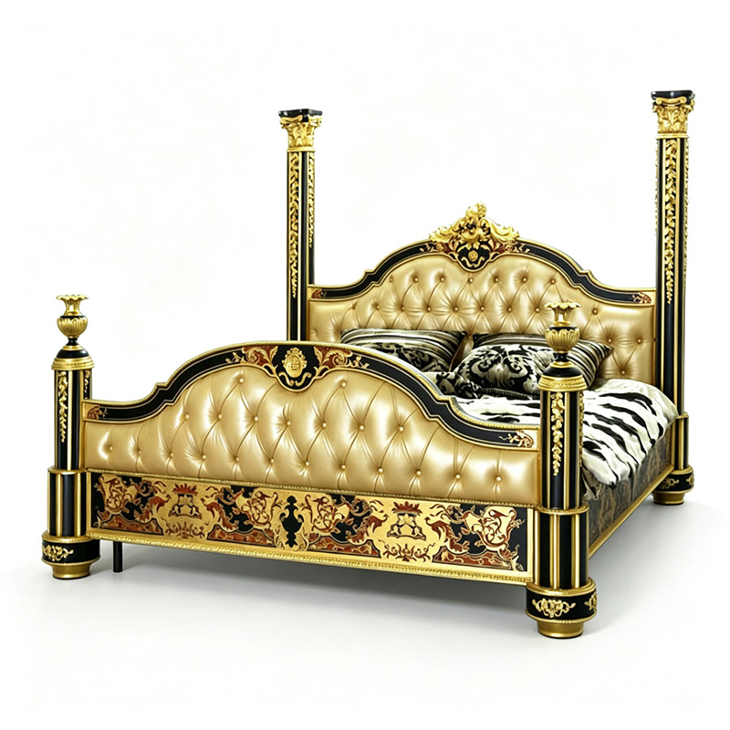 Royal French-Style Master Bed