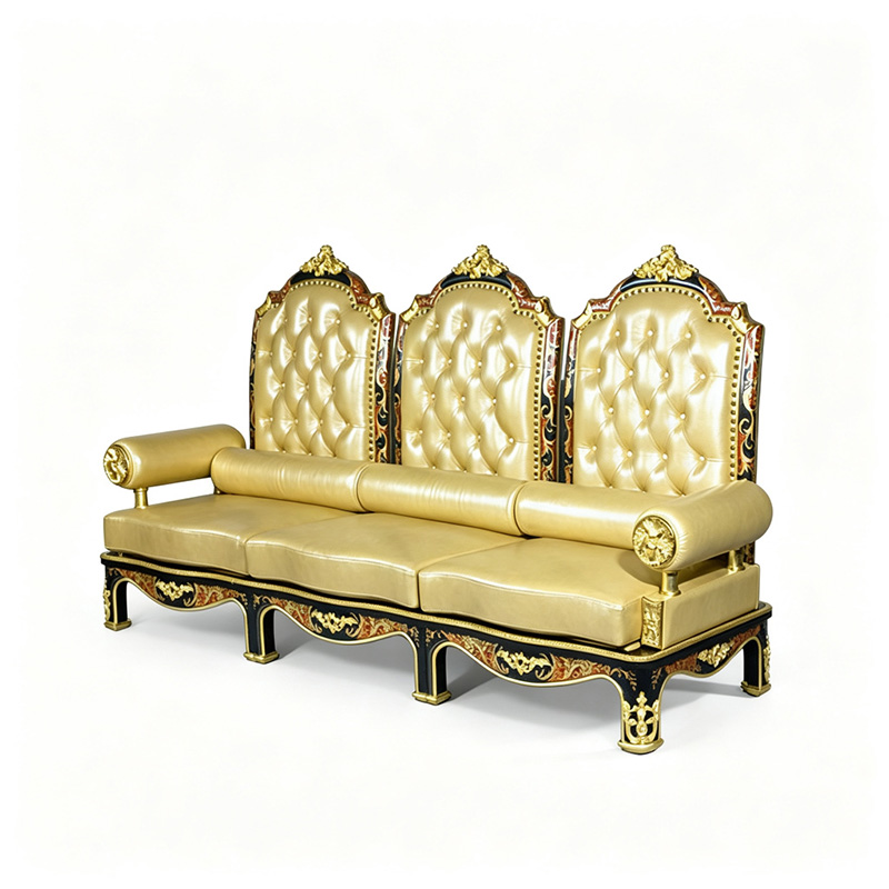 Royal Gilded French-Style Sofa