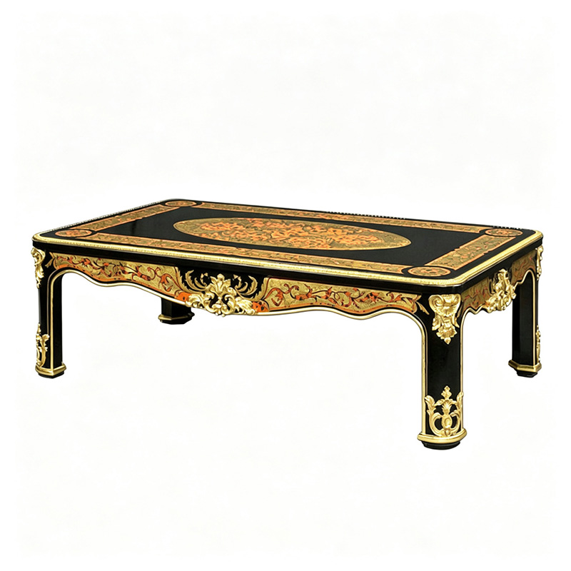 Royal Gilded French-Style Coffee Table