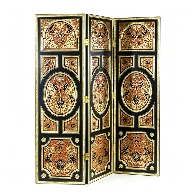 Royal Gilded French-Style Folding Screen