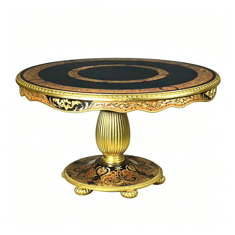 Royal Gilded French-Style Dining Table
