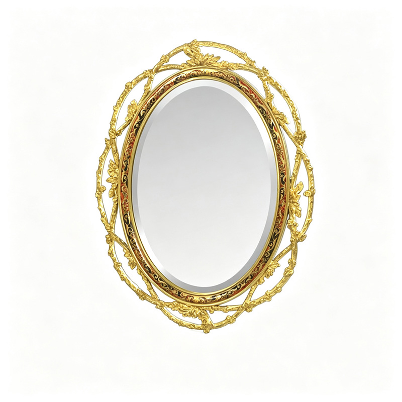 Royal Gilded French-Style Entryway Mirror