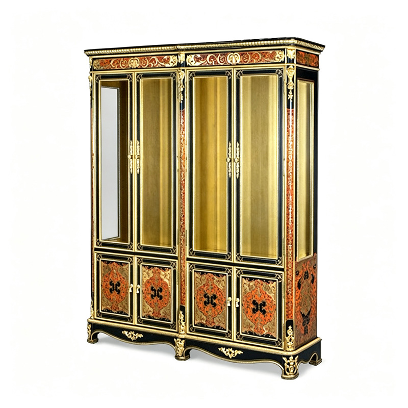 Royal Gilded French-Style Wine Cabinet