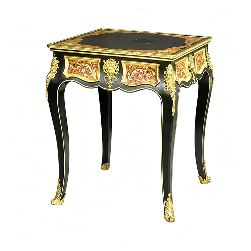 Royal Gilded French-Style Side Table