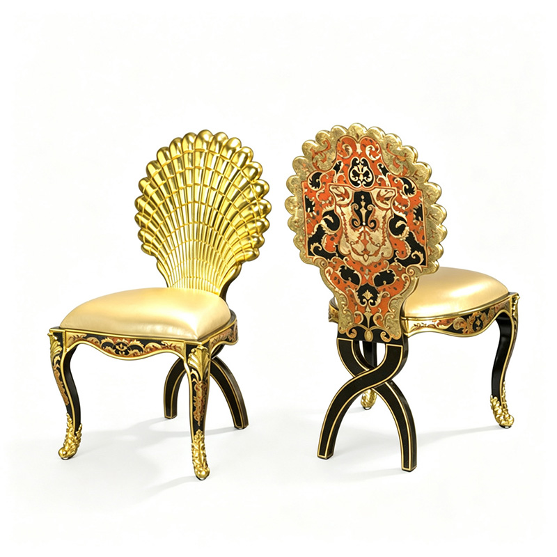 Royal Gilded French-Style Dining Chair
