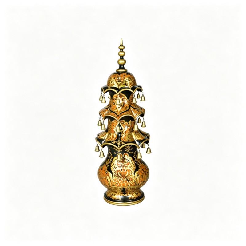 Oriental Classic Gilt Bell Tower Ornament