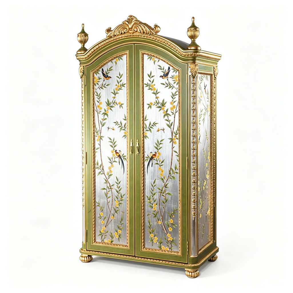 Gilded French-Style Wardrobe
