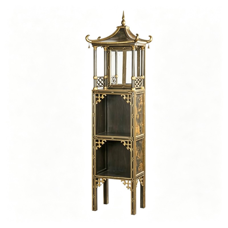 Chinese Gilt Pavilion Display Stand
