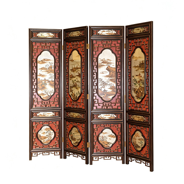 Chinoiserie Folding Screen