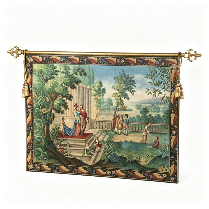 French Garden-Figure-Scene Decorative Wall Art