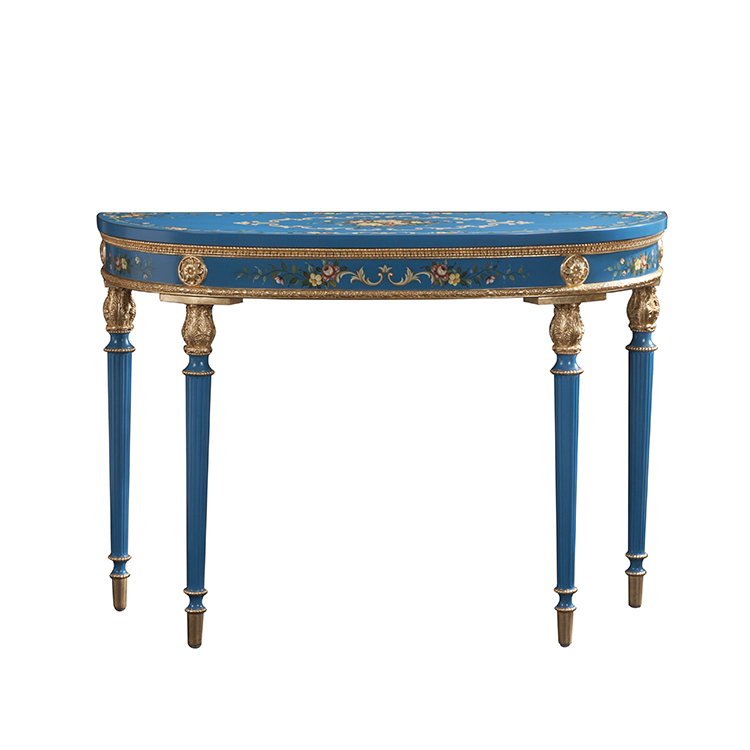 Blue French-Style Entryway Table