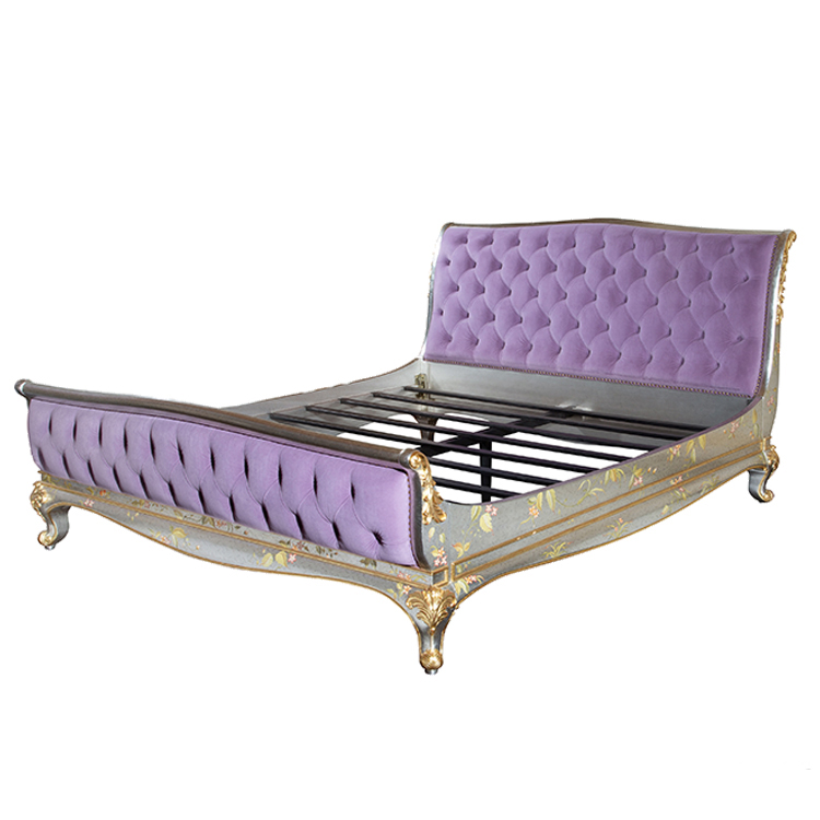 Gilded Hand-Painted French-Style Master Bed