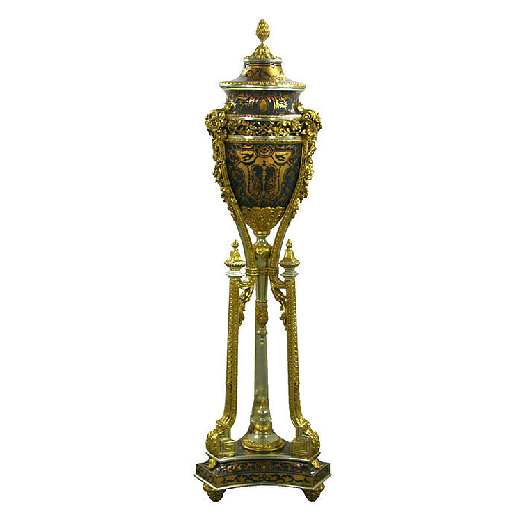 Chinoiserie Plant Pedestal