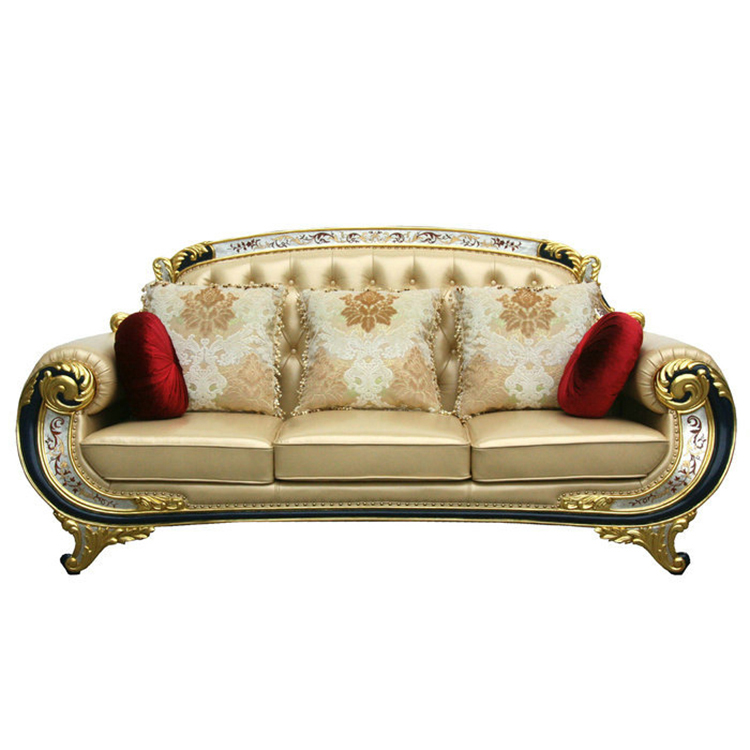 Gilded French-Style Sofa