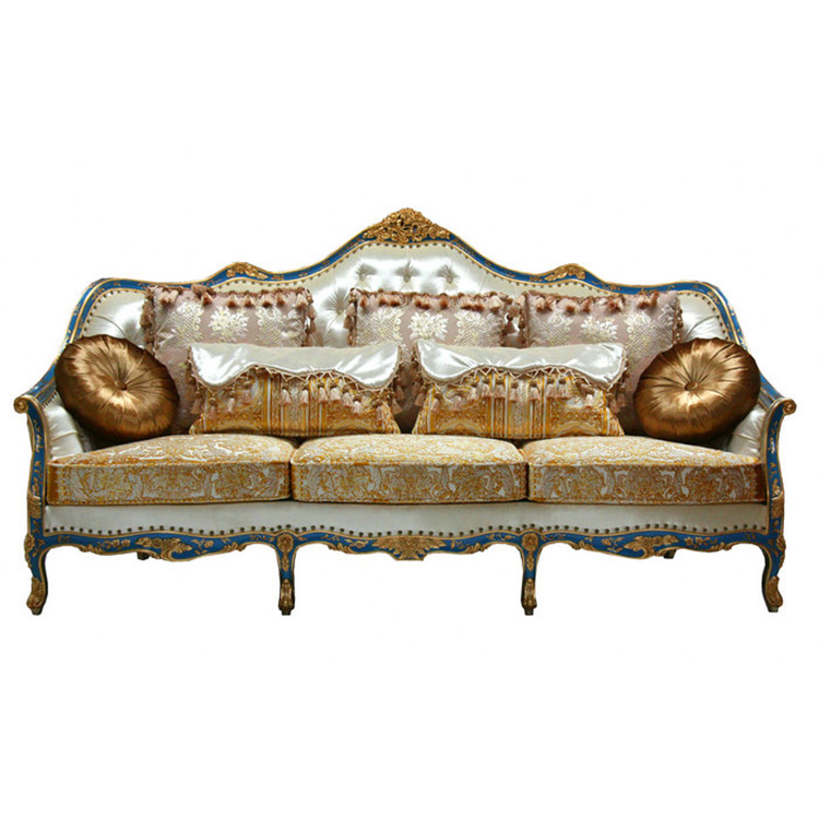 Gilded French-Style Sofa