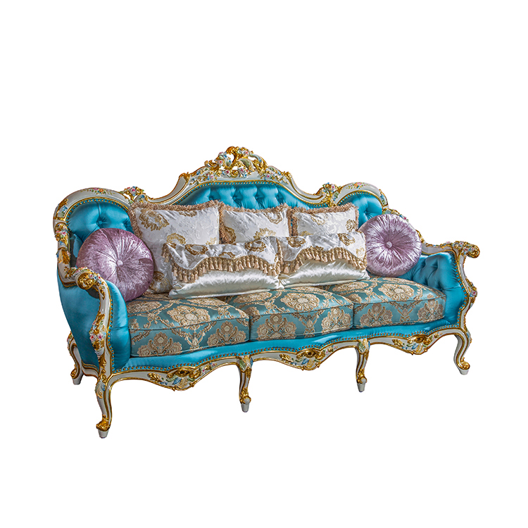 Gilded French-Style Sofa