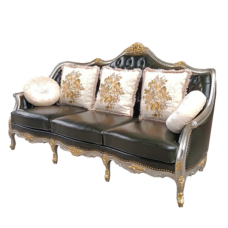 Gilded French-Style Sofa