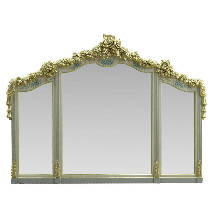 Gilded French-Style Vanity Mirror