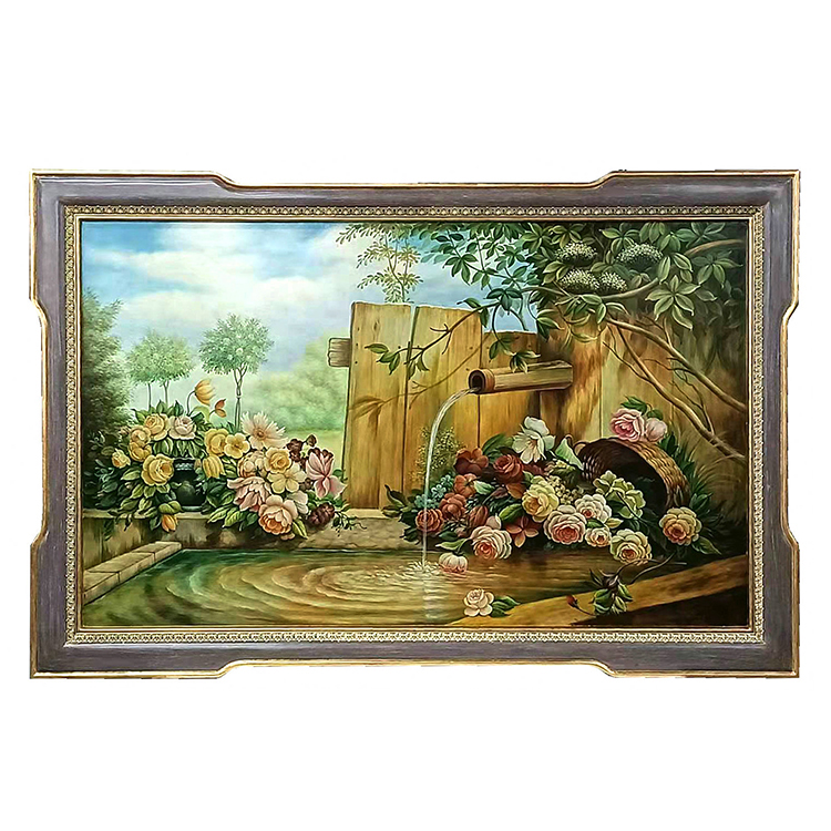 Hand-Painted French-Style Decorative Wall Painting