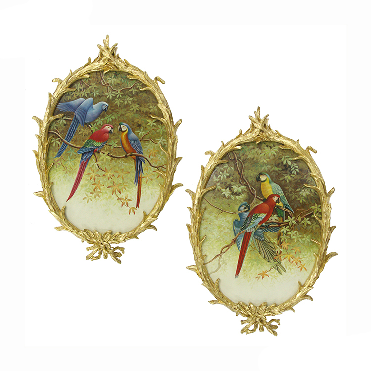 Hand-Painted French-Style Decorative Wall Painting
