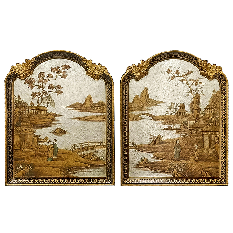Hand-Painted French-Style Decorative Wall Painting