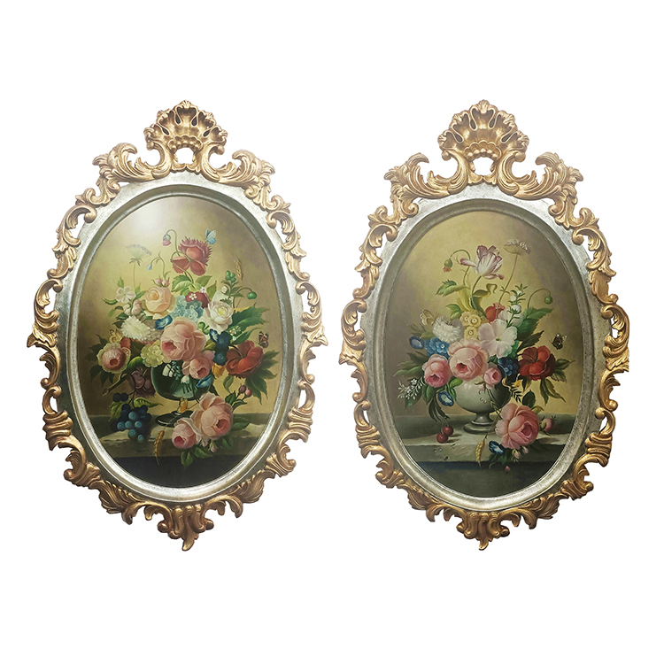 Hand-Painted French-Style Decorative Wall Painting