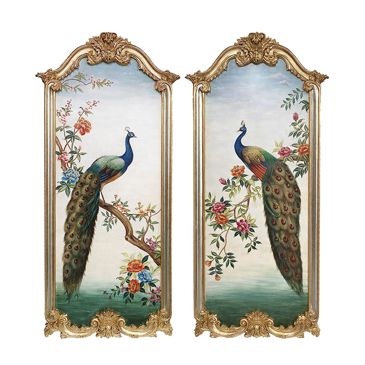 Chinoiserie Hand-Painted Wall Art
