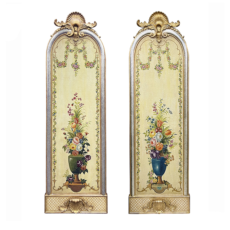 Hand-Painted French-Style Decorative Wall Art